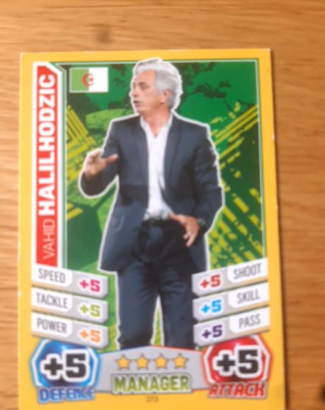 2018 Gol Russia World Cup FIFA #573 Vahid Halilhodzic Trainer Japan Soccer Team — front