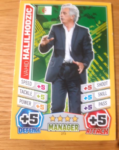 2018 Topps Match Attax #273 Vahid Halilhodzic — front
