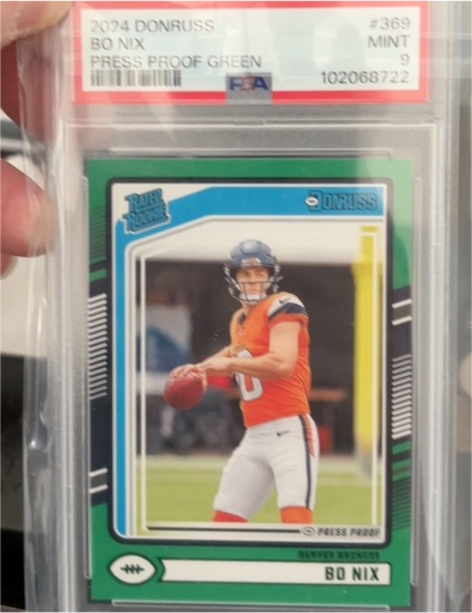 2024 Panini Donruss #369 Bo Nix — front