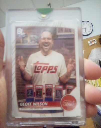 2023 Topps Big League #HI-GW Geoff Wilson Influencer — front