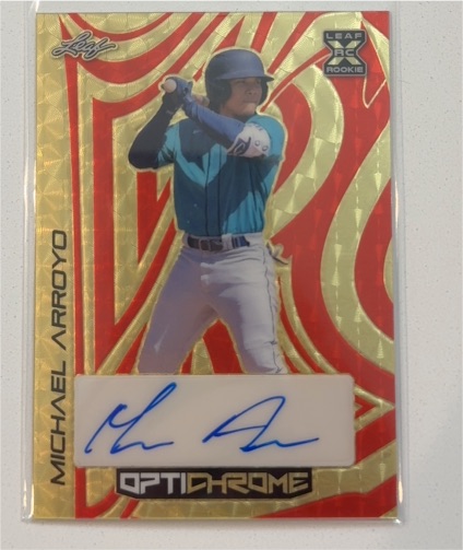 2024 Leaf Optichrome #Michael Arroyo — front