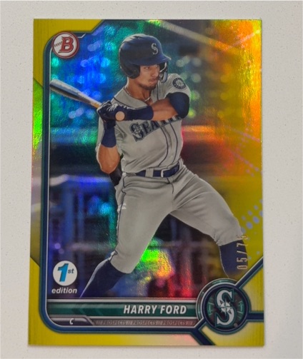 2022 Bowman Draft #BDC-137 Harry Ford — front