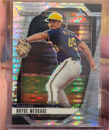 2025 Panini Prizm #204 Bryce Meccage — front