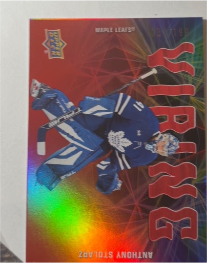 2025-26 Upper Deck Series 2 Vibing #VB-12 Anthony Stolarz — front