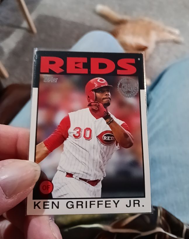 2021 Topps Update #86B-14 Ken Griffey Jr. 1986 Topps Baseball 35th Anniversary — front
