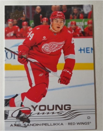 2025-26 Upper Deck Series 2 #484 Axel Sandin-Pellikka Young Guns — front