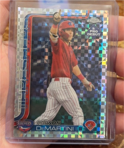 2025 Topps Pro Debut Chrome #PDC-152 Carson DeMartini — front