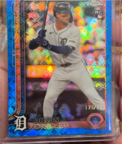 2025 Topps Chrome #274 Dillon Dingler — front