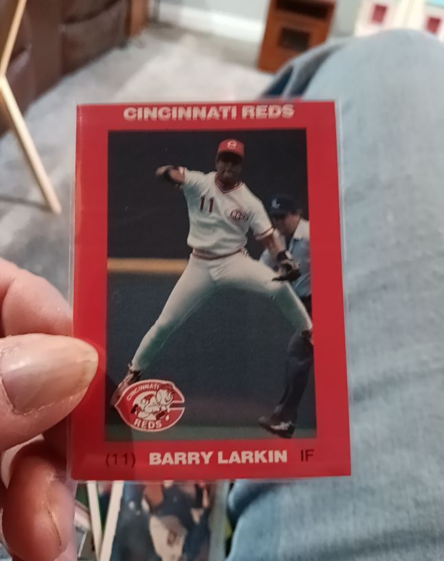 1989 Kahn's #11 Barry Larkin — front