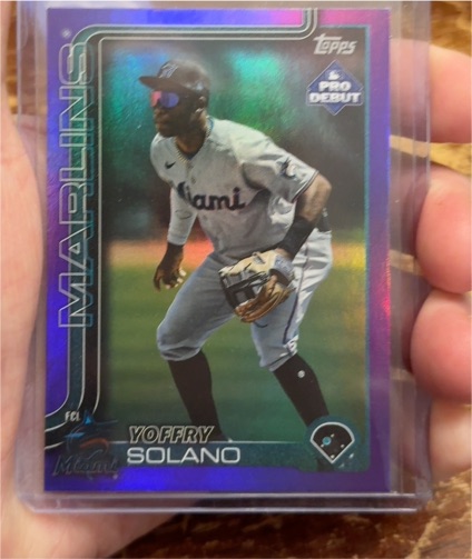 2025 Topps Pro Debut #PD-26 Yoffry Solano — front