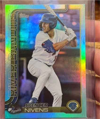 2025 Topps Pro Debut Chrome #PDC-72 Spencer Nivens — front