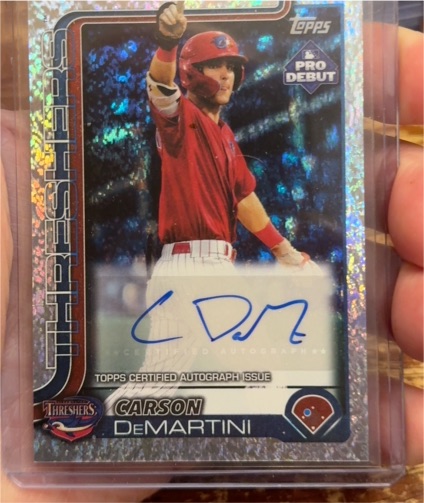 2025 Topps Pro Debut #PD-152 Carson DeMartini — front