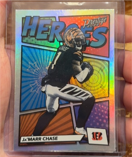 2022 Panini Prestige #H-14 Ja'Marr Chase Heroes — front