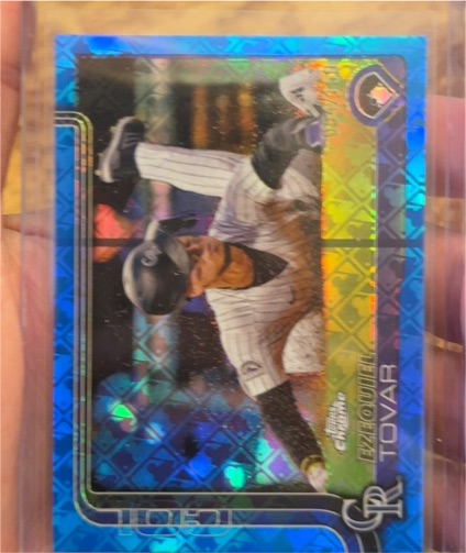 2025 Topps Chrome #154 Ezequiel Tovar — front