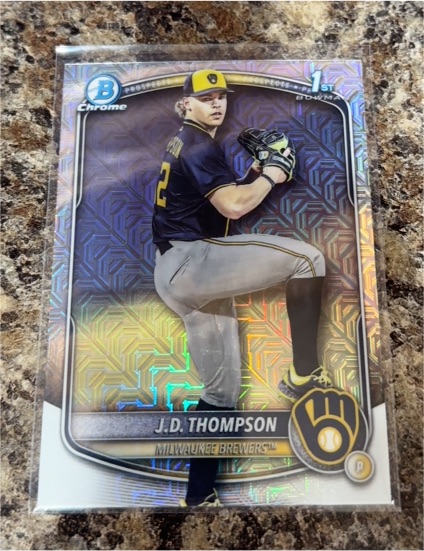 2025 Bowman Draft #BDC-14 J.D. Thompson — front