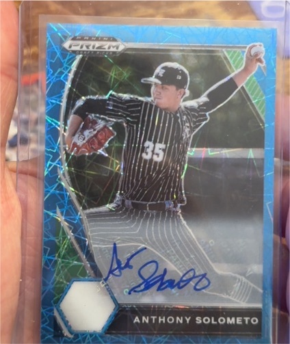 2021 Panini Prizm Draft Picks #PDP37 Anthony Solometo — front