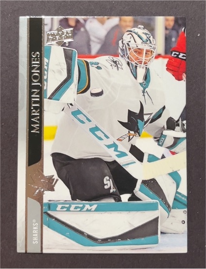 2020 Upper Deck #148 Martin Jones San Jose Sharks — front