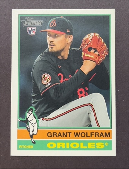 2025 Topps Heritage High Number #550 Grant Wolfram — front