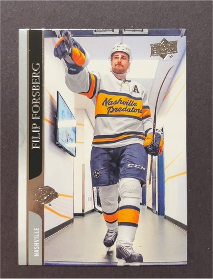2020-21 Upper Deck #104 Filip Forsberg Nashville Predators — front
