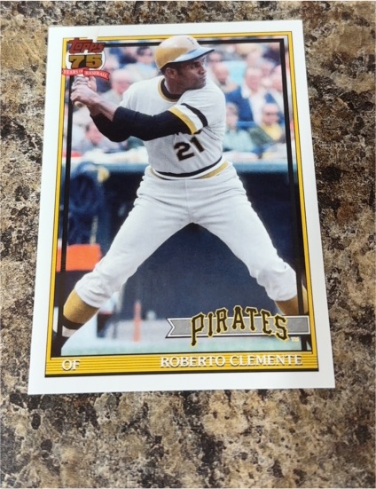 2026 Topps Series 1 #T91-99 Roberto Clemente — front
