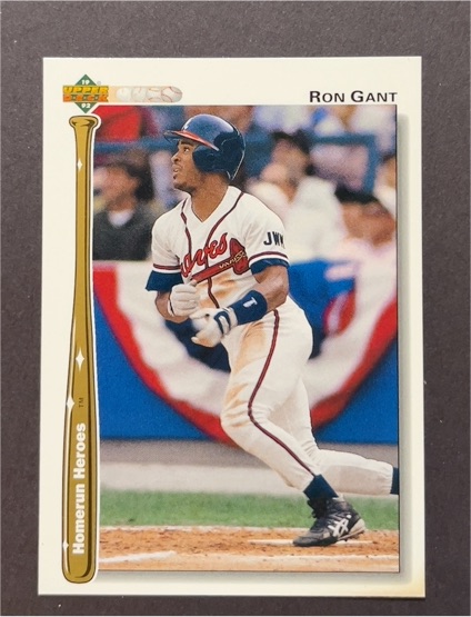 1992 Upper Deck Home Run Heroes #HR7 Ron Gant — front