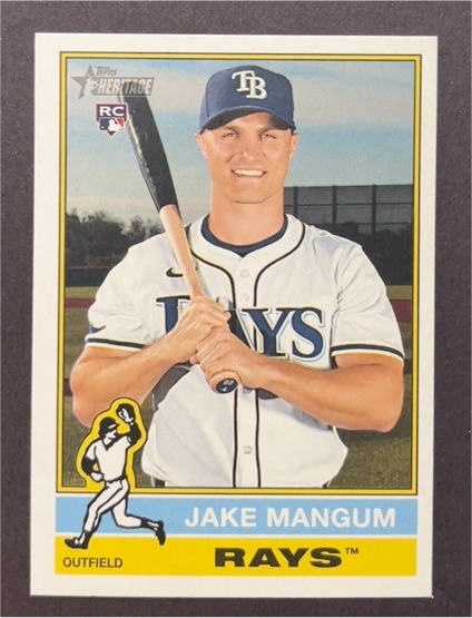 2025 Topps Heritage High Number #693 Jake Mangum — front