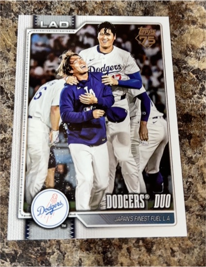 2026 Topps Series 1 #265 Dodgers Duo — front