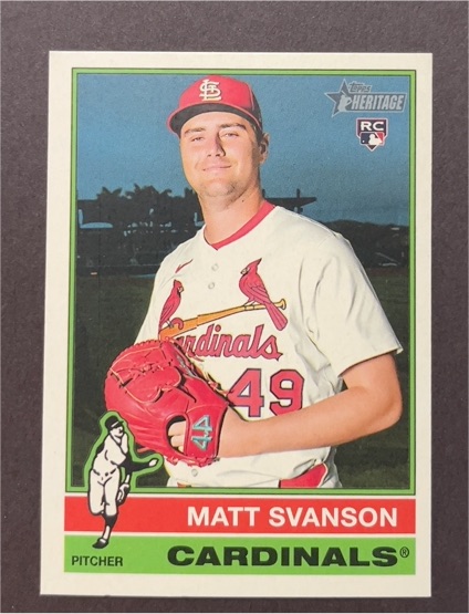 2025 Topps Heritage High Number #523 Matt Svanson — front