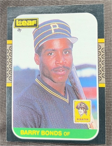 1987 Leaf Canadian #219 Barry Bonds — front