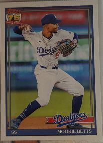 2026 Topps #T91-21 Mookie Betts 1991 Topps Throwback Insert — front