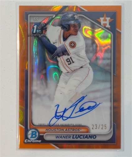 2024 Bowman Chrome #CPA-WL Waner Luciano — front