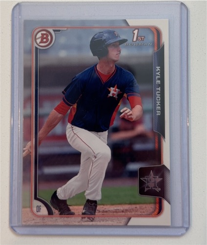 2015 Bowman Draft #75 Kyle Tucker — front