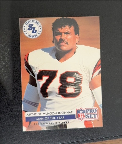 1992 Pro Set #4 Anthony Munoz — front