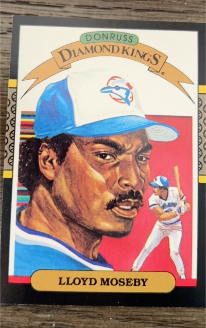 1987 Donruss #21 Lloyd Moseby — front