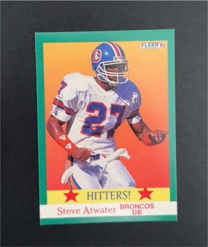 1991 Fleer #407 Steve Atwater — front