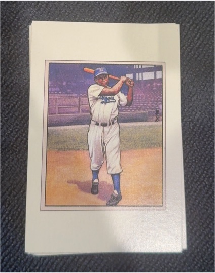 1989 Bowman #NNO Jackie Robinson 1950 Bowman Reprint — front