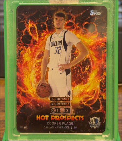 2025 Topps Match Attax Hot Prospects #HP-CF Cooper Flagg — front