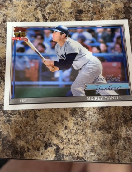 2026 Topps Series 1 #T91-48 Mickey Mantle — front