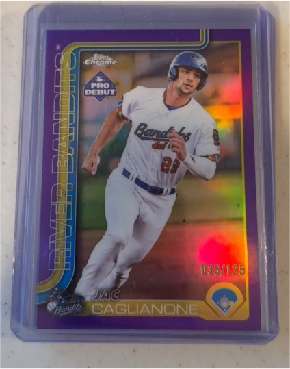 2025 Topps Pro Debut Chrome Purple Refractor #PDC-89 Jac Caglianone — front