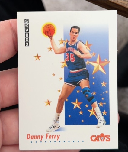 1991-92 SkyBox #490 Danny Ferry — front