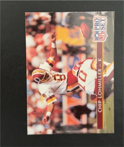 1992 Pro Set #80 Chip Lohmiller Washington Redskins — front