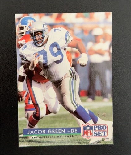 1992 Pro Set #326 Jacob Green — front