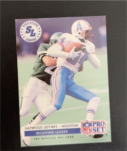 1992 Pro Set #8 Haywood Jeffires Houston Oilers — front