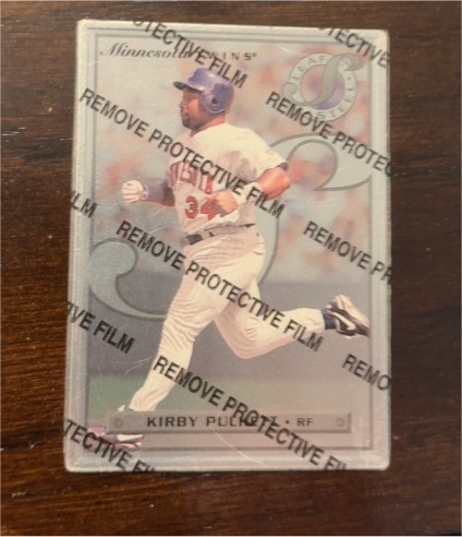 1996 Leaf Preferred #41 Kirby Puckett — front