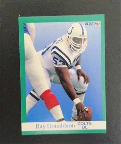 1991 Fleer #80 Ray Donaldson — front