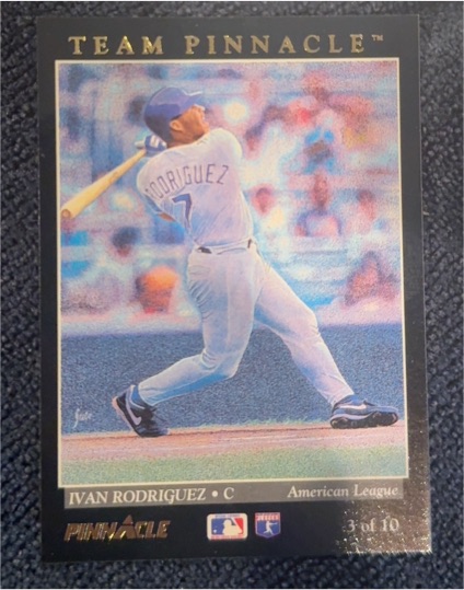 1993 Pinnacle Team Pinnacle #3 Ivan Rodriguez — front
