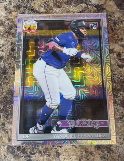 2026 Topps Series 1 #91C-40 Yanquiel Fernandez — front