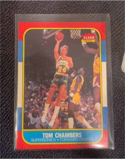 1986-87 Fleer #15 Tom Chambers — front