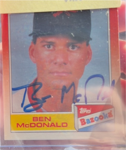 1989 Topps Major League Debut #78 Ben McDonald — front