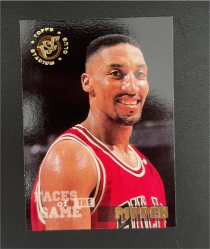 1994-95 Topps Stadium Club Faces of the Game #356 Scottie Pippen — front